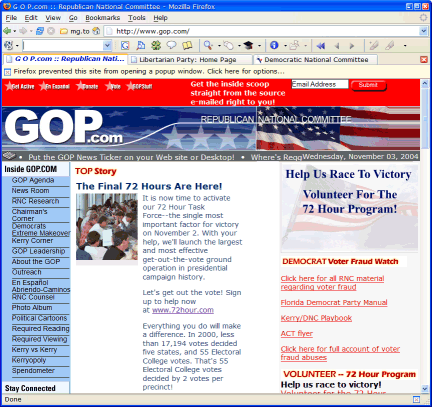 Republican Party in Firefox