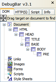 DebugBar DOM